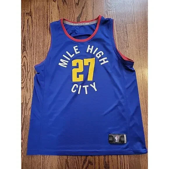 Fanactics Jamal Murray Denver Nuggets Jersey Mens Size Large Basketball NBA - Picture 2 of 8